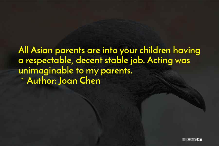 Stable Job Quotes By Joan Chen