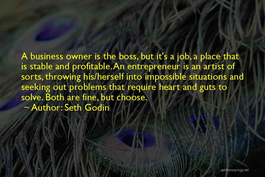 Stable Job Quotes By Seth Godin