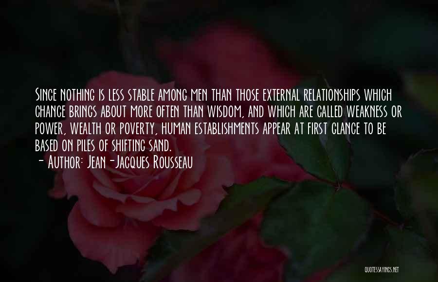 Stable Relationships Quotes By Jean-Jacques Rousseau