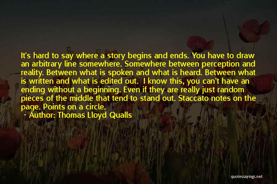 Staccato Quotes By Thomas Lloyd Qualls