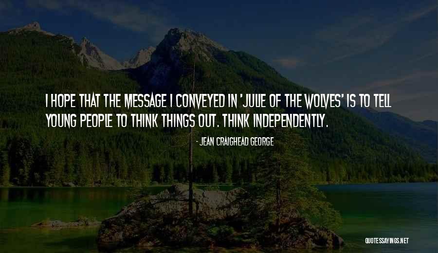 Stacii Comstock Quotes By Jean Craighead George Stacii Comstock Quotes By Jean Craighead George