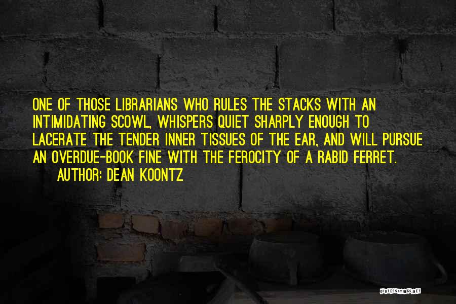 Stacks Quotes By Dean Koontz