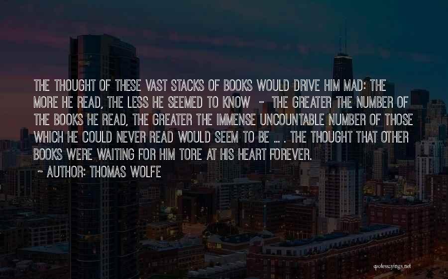 Stacks Quotes By Thomas Wolfe