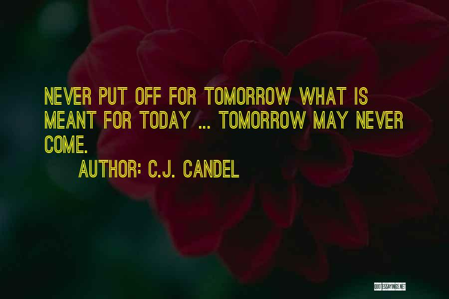 Staffelter Quotes By C.J. Candel