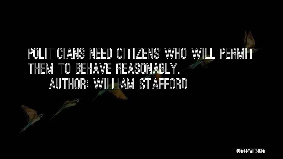 Stafford Quotes By William Stafford