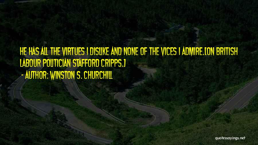 Stafford Quotes By Winston S. Churchill