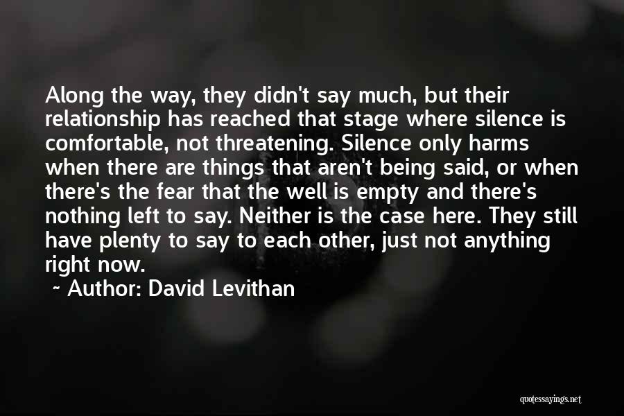 Stage Fear Quotes By David Levithan