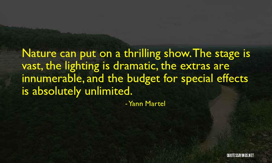 Stage Lighting Quotes By Yann Martel