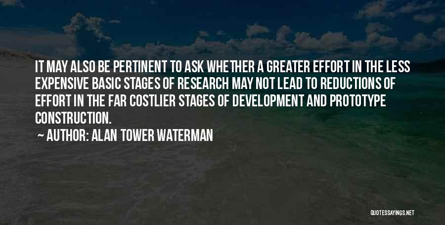 Stages Of Development Quotes By Alan Tower Waterman