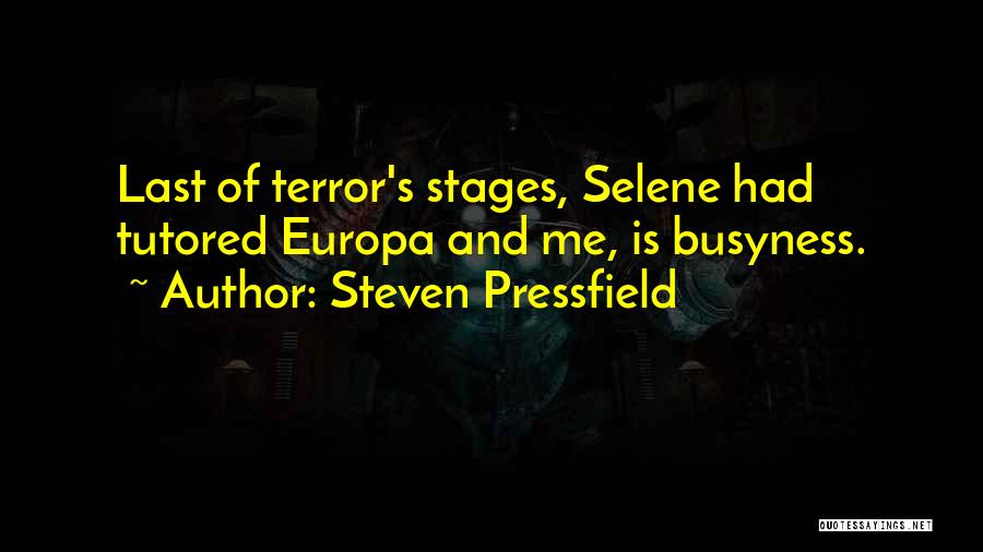 Stages Quotes By Steven Pressfield