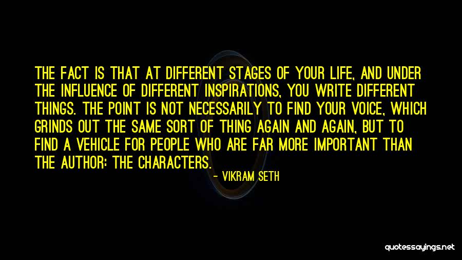 Stages Quotes By Vikram Seth