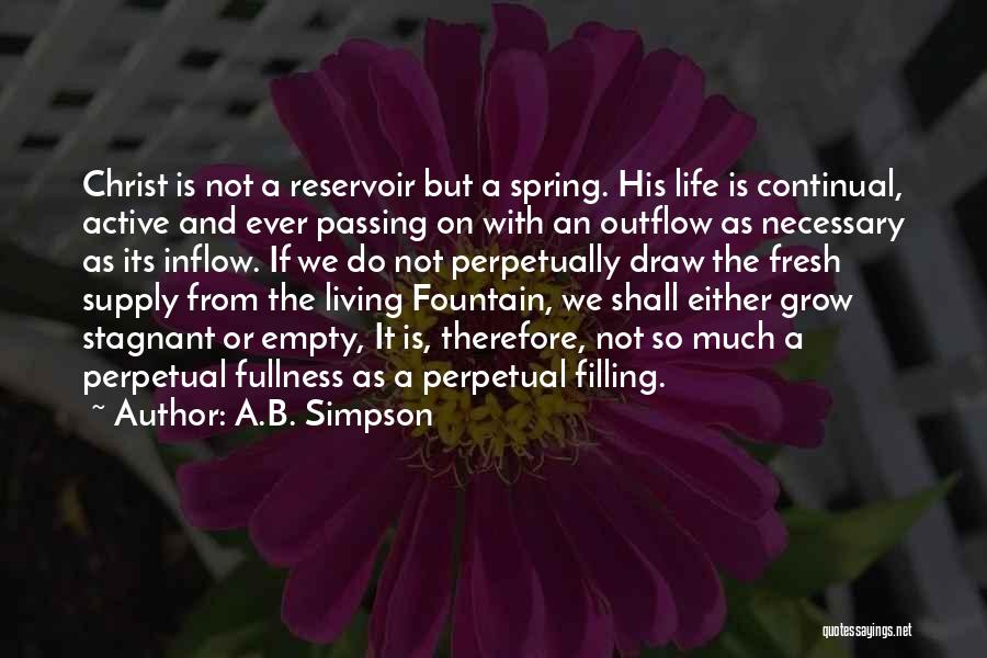 Stagnant Quotes By A.B. Simpson