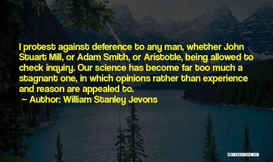 Stagnant Quotes By William Stanley Jevons