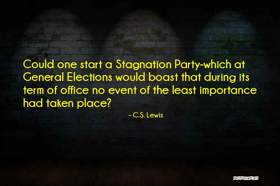Stagnation Quotes By C.S. Lewis Stagnation Quotes By C.S. Lewis