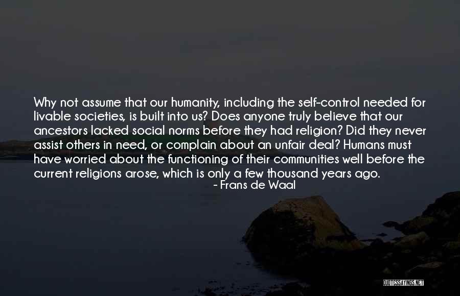 Stahlnecker Becker Quotes By Frans De Waal Stahlnecker Becker Quotes By Frans De Waal
