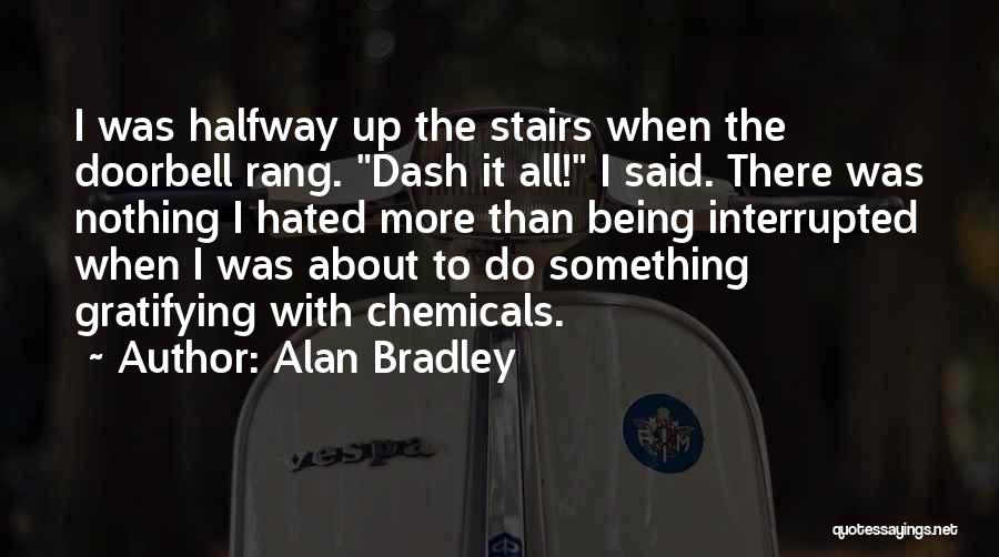 Stairs With Quotes By Alan Bradley