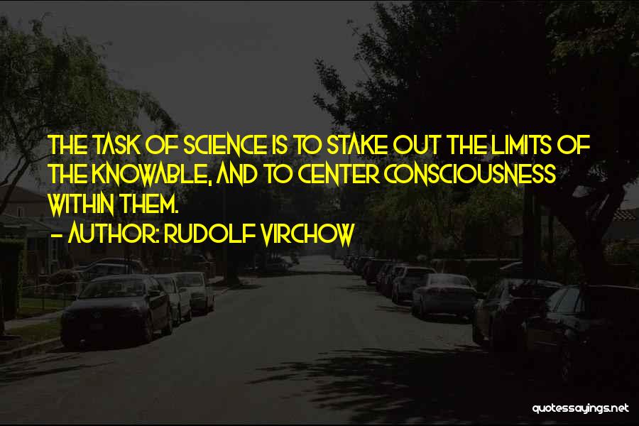 Stake Out Quotes By Rudolf Virchow