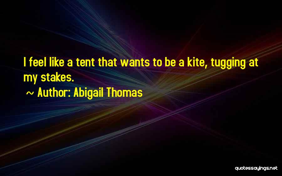 Stakes Quotes By Abigail Thomas