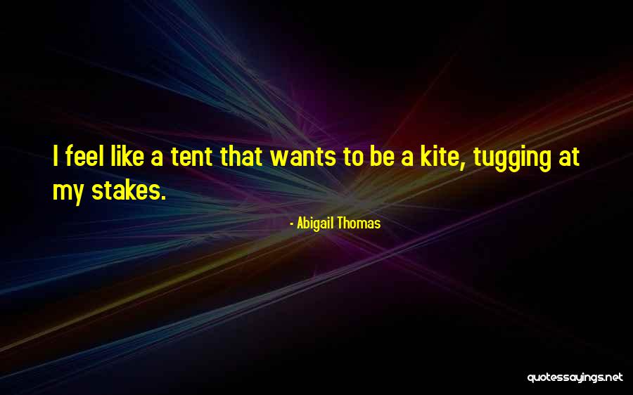 Stakes Quotes By Abigail Thomas