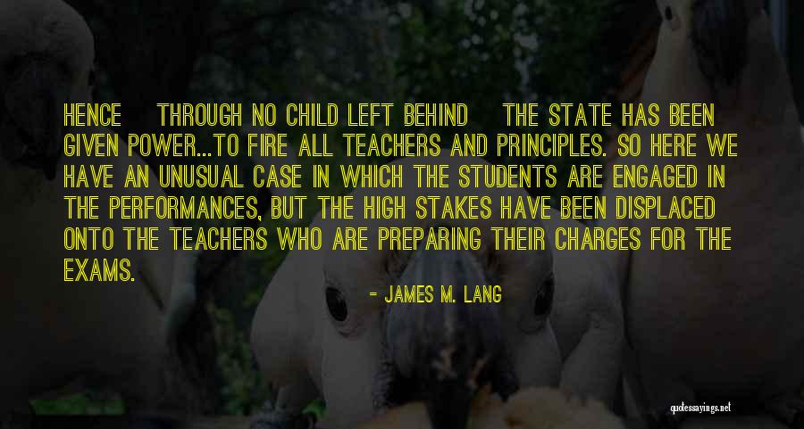 Stakes Quotes By James M. Lang