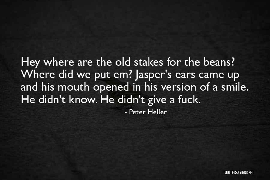 Stakes Quotes By Peter Heller