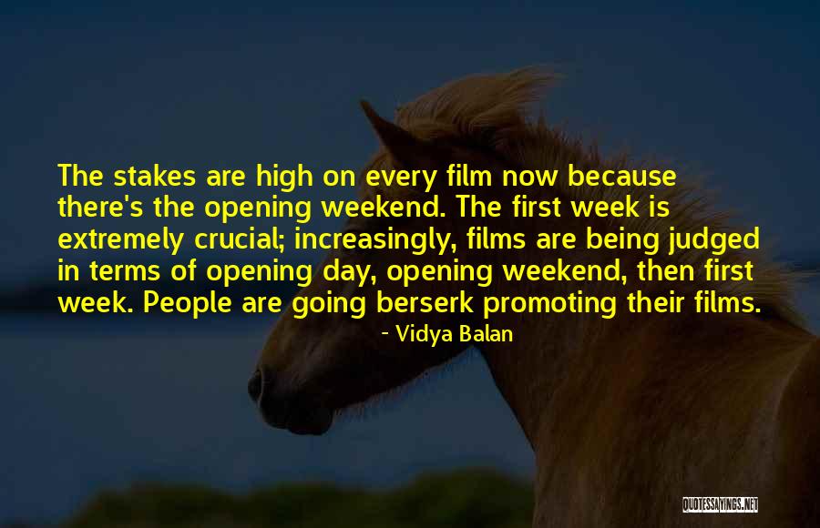 Stakes Quotes By Vidya Balan