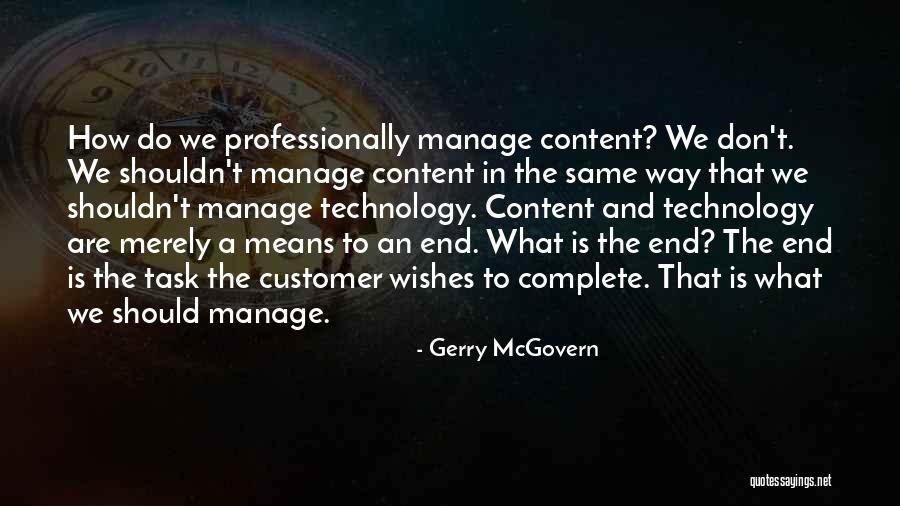 Stakuns Dutch Quotes By Gerry McGovern Stakuns Dutch Quotes By Gerry McGovern