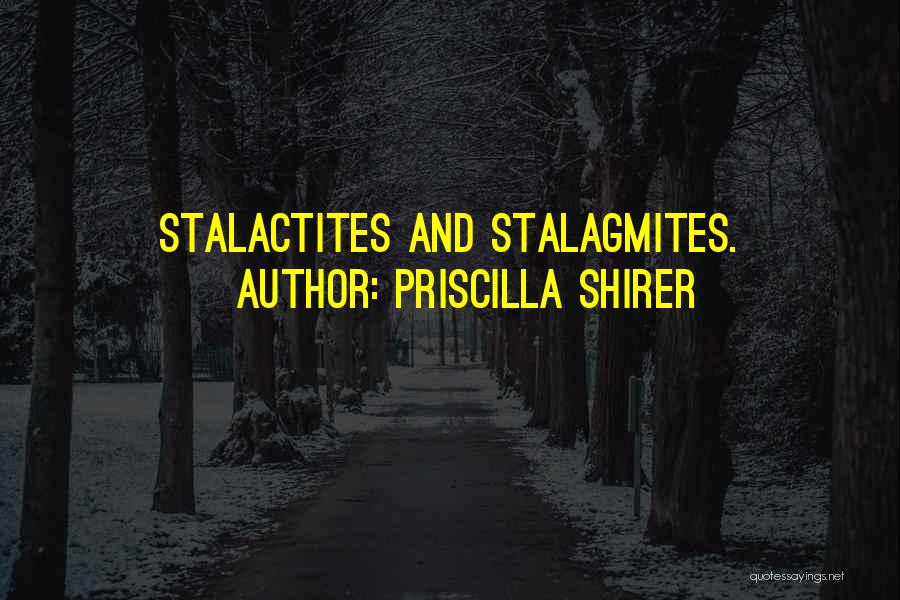 Stalactites And Stalagmites Quotes By Priscilla Shirer