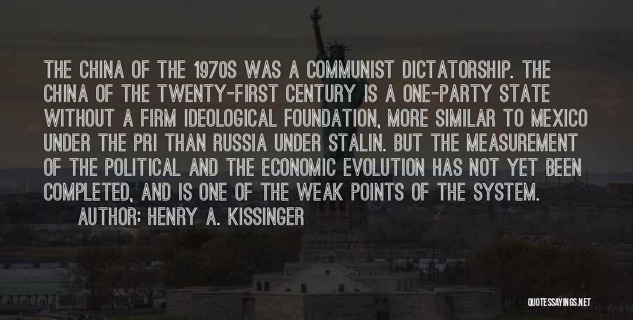 Stalin Russia Quotes By Henry A. Kissinger