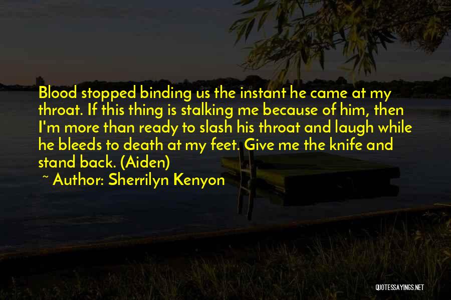 Stalking Someone Quotes By Sherrilyn Kenyon