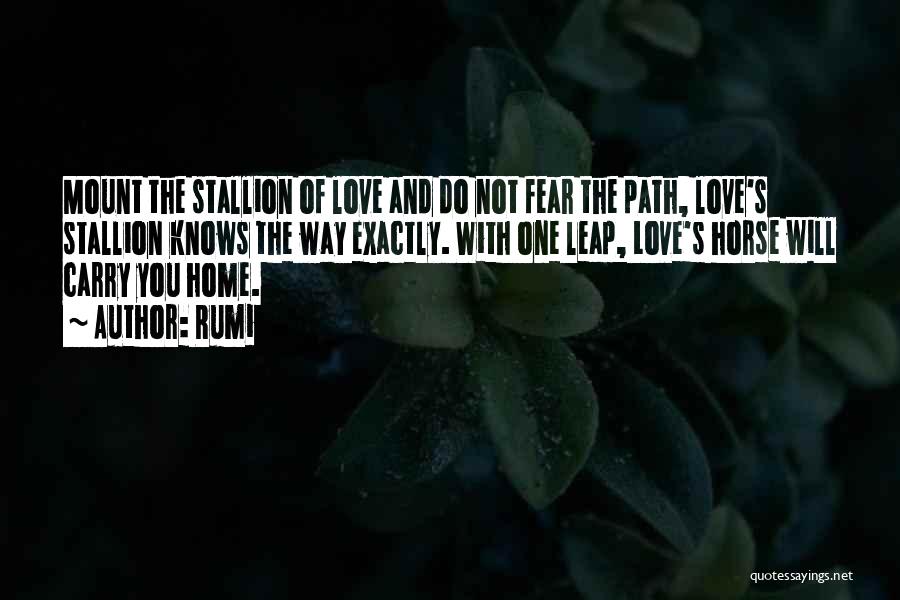 Stallion Horse Quotes By Rumi