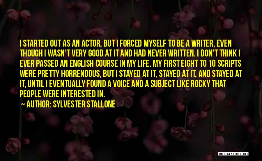 Stallone Quotes By Sylvester Stallone