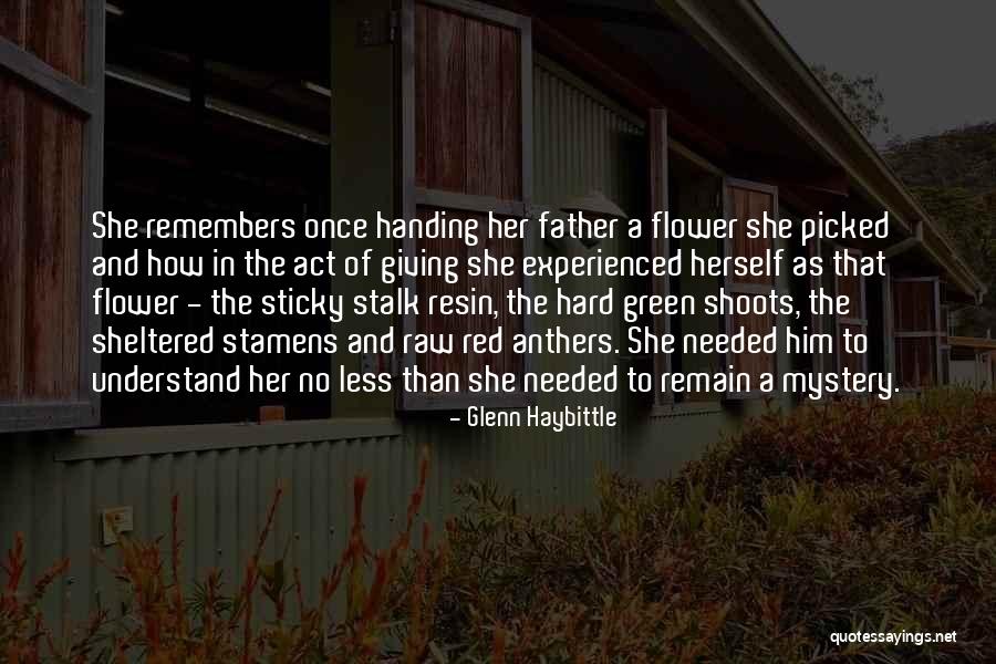 Stamens Of A Flower Quotes By Glenn Haybittle Stamens Of A Flower Quotes By Glenn Haybittle