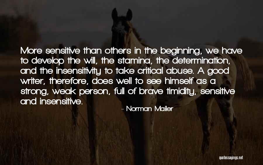 Stamina Quotes By Norman Mailer Stamina Quotes By Norman Mailer