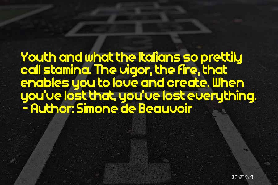 Stamina Quotes By Simone De Beauvoir