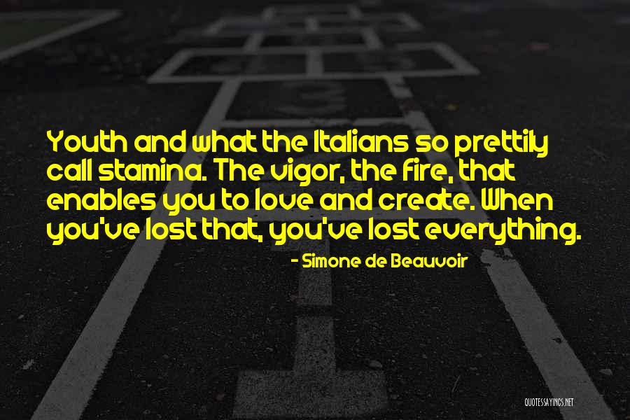 Stamina Quotes By Simone De Beauvoir