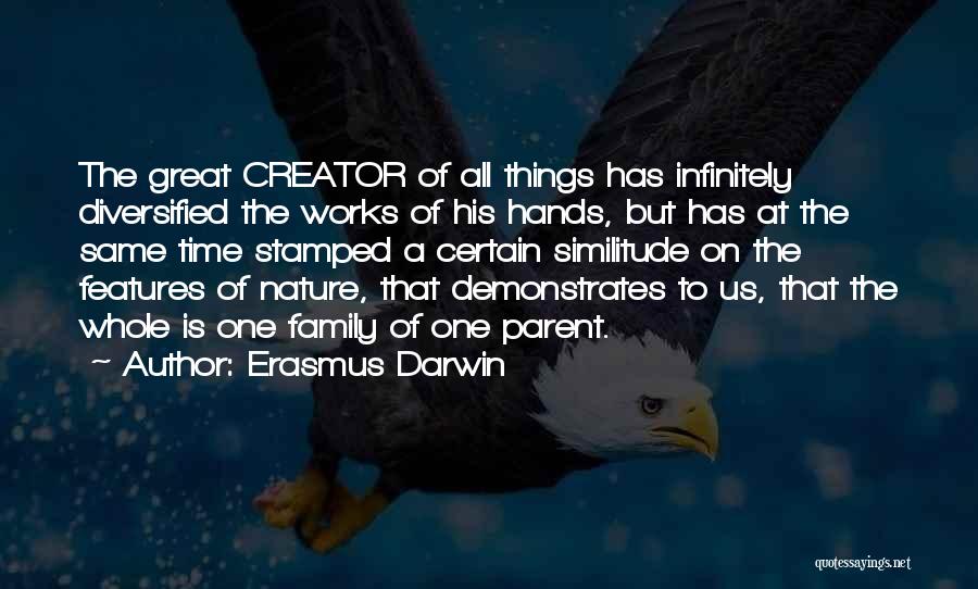 Stamped Quotes By Erasmus Darwin