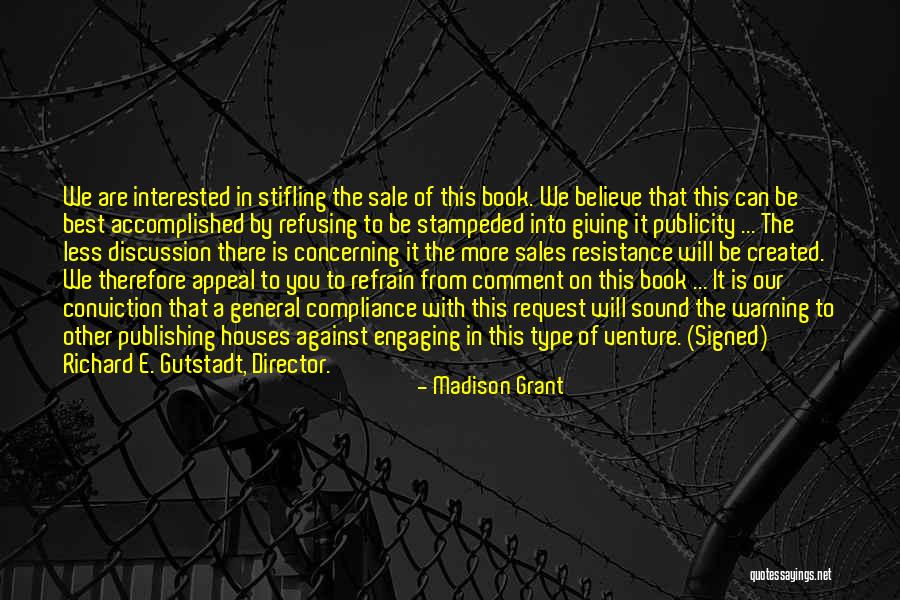 Stampeded Quotes By Madison Grant Stampeded Quotes By Madison Grant