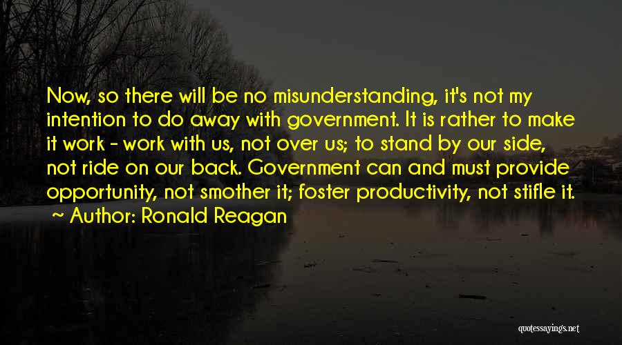 Stand By My Side Quotes By Ronald Reagan