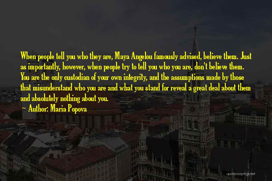 Stand By Your Own Quotes By Maria Popova