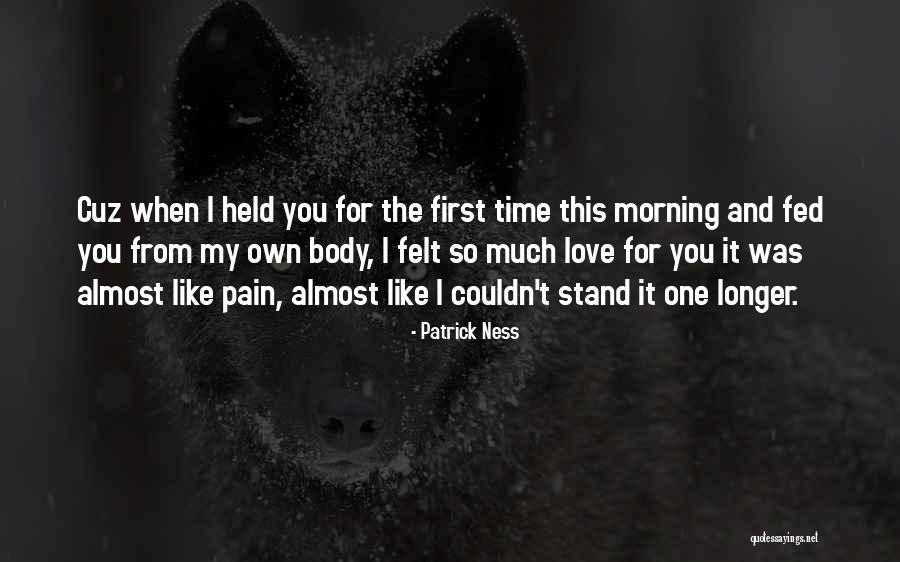 Stand For Love Quotes By Patrick Ness