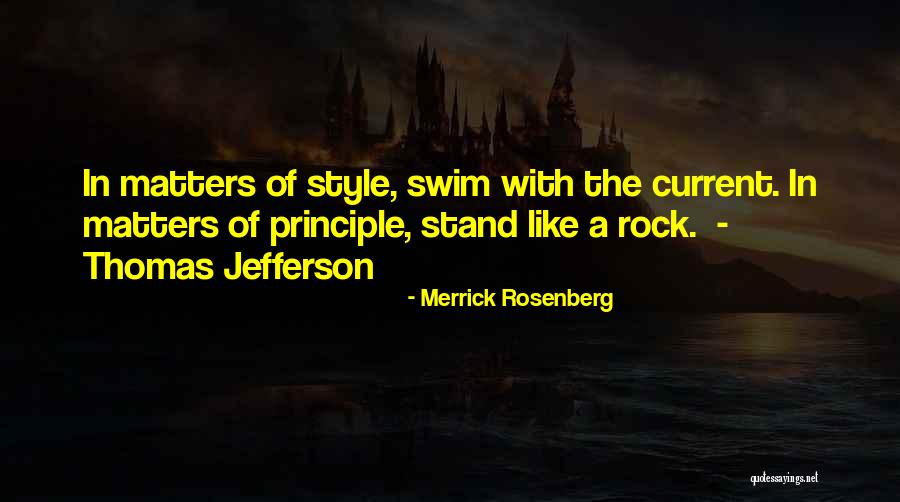 Stand Like A Rock Quotes By Merrick Rosenberg