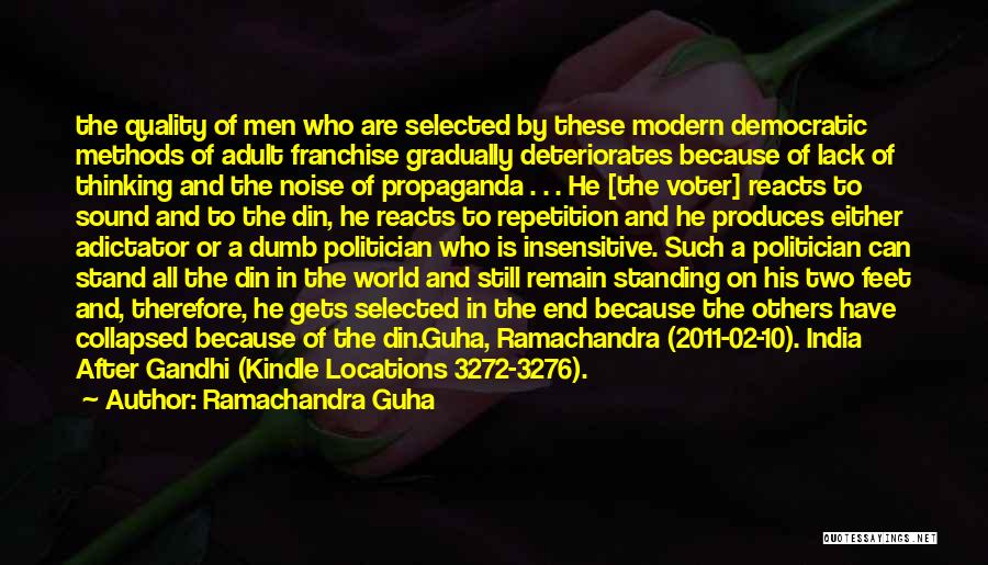 Stand On Feet Quotes By Ramachandra Guha