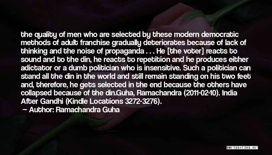 Stand On Two Feet Quotes By Ramachandra Guha