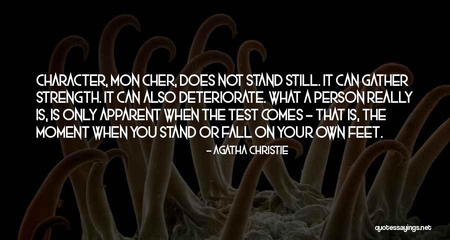Stand Or Fall Quotes By Agatha Christie Stand Or Fall Quotes By Agatha Christie