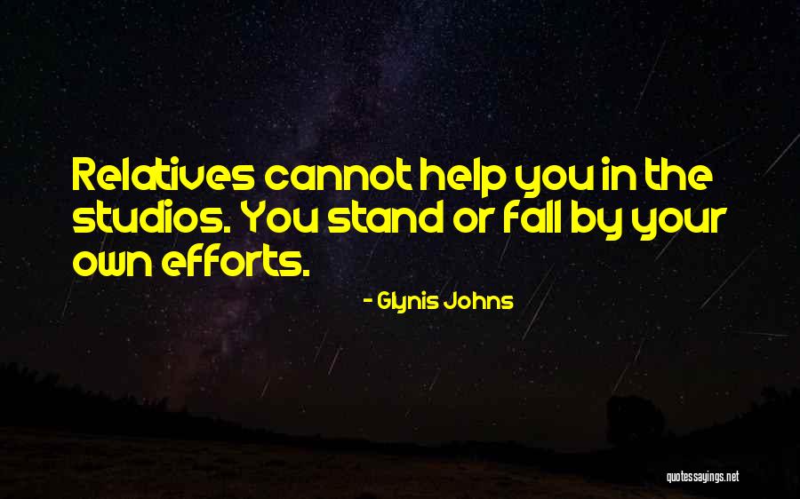 Stand Or Fall Quotes By Glynis Johns Stand Or Fall Quotes By Glynis Johns