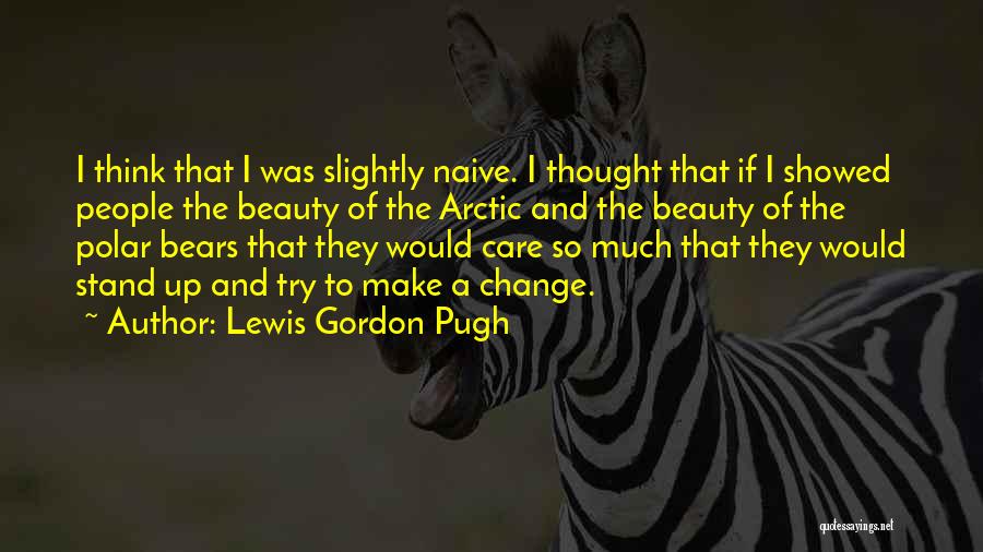 Stand Out Beauty Quotes By Lewis Gordon Pugh