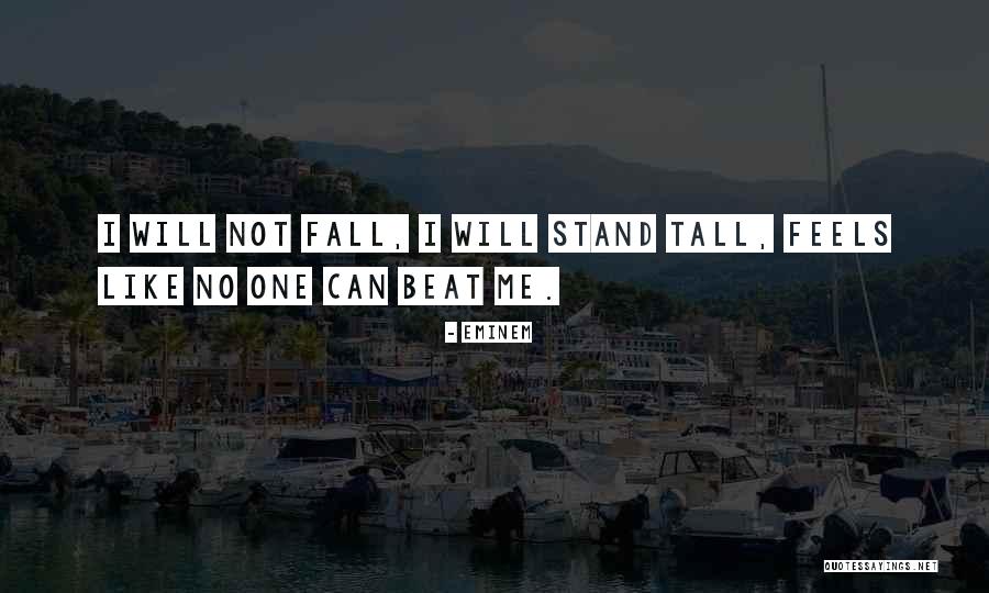 Stand Tall Quotes By Eminem