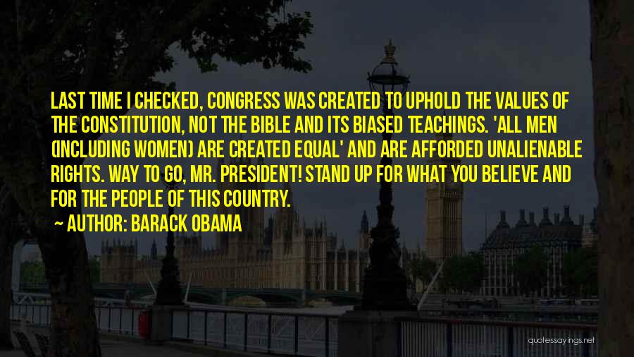 Stand Up Bible Quotes By Barack Obama