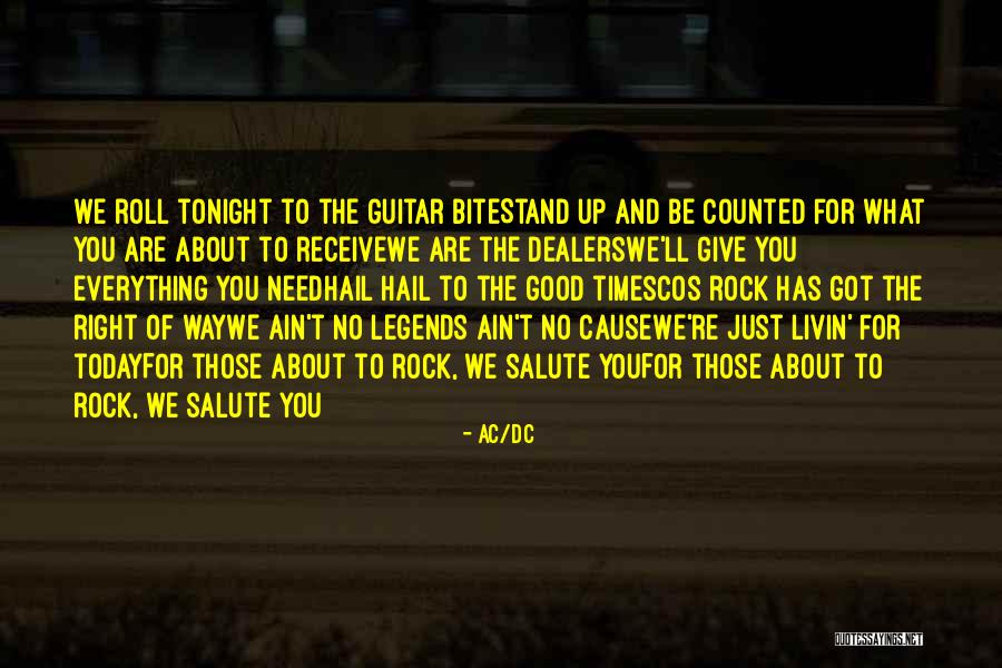 Stand Up For What Right Quotes By AC/DC